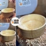 Petit bol en bois tourné