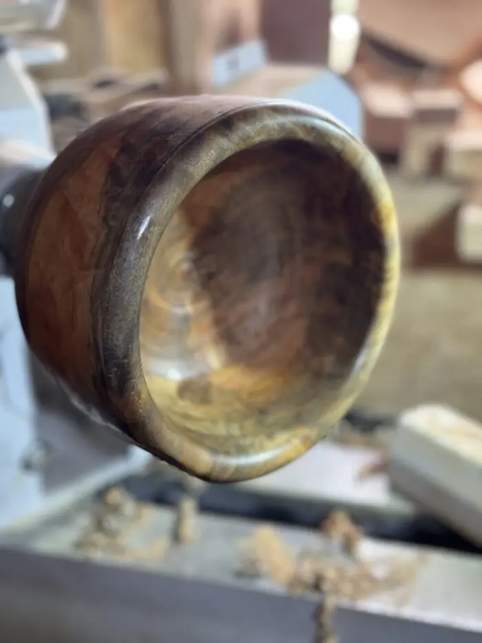 Saladier en bois tourné