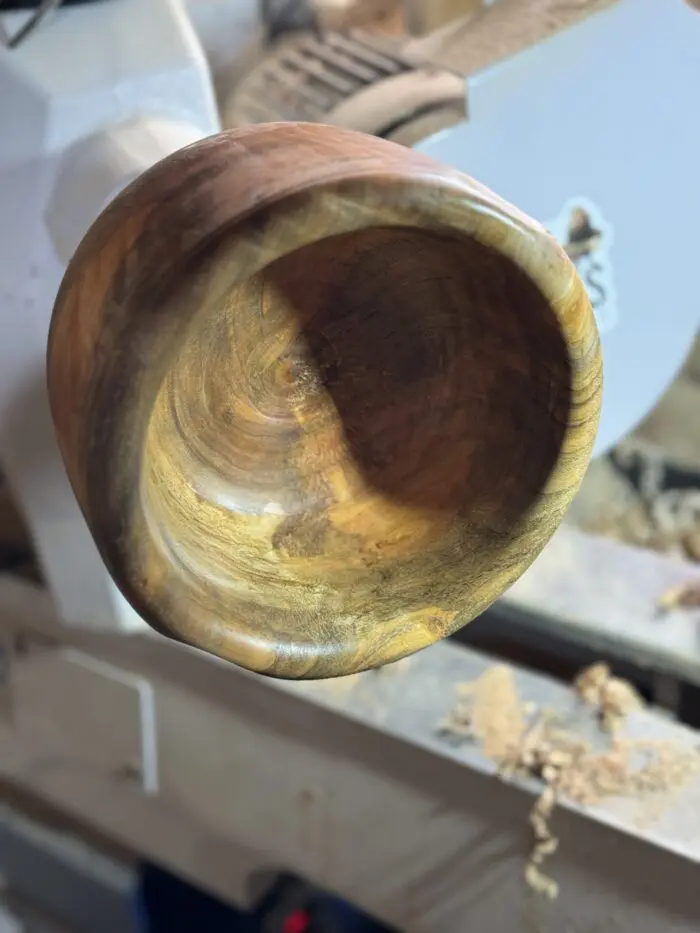 Saladier en bois tourné