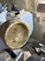 Saladier en bois tourné