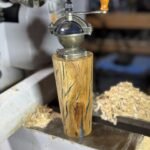 Moulin à poivre en Olivier et résine